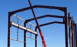 Structural Steel and Precast Panel Erection7